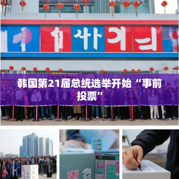 韩国第21届总统选举开始“事前投票”
