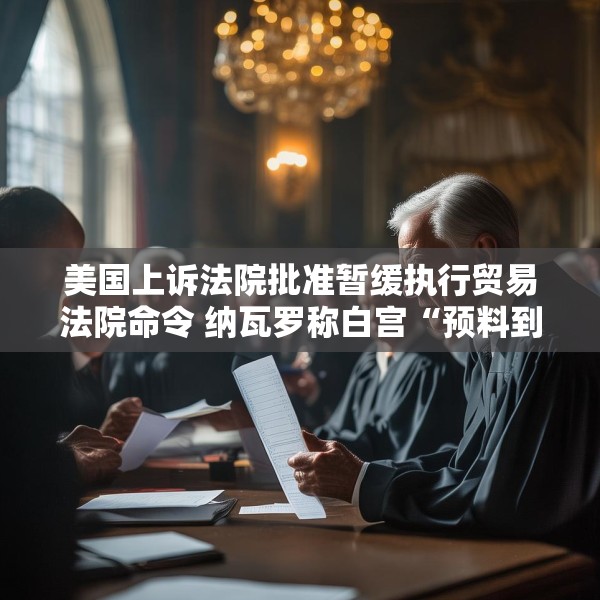 美国上诉法院批准暂缓执行贸易法院命令 纳瓦罗称白宫“预料到”法院会做出对关税有利的裁决