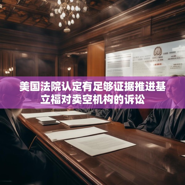 美国法院认定有足够证据推进基立福对卖空机构的诉讼