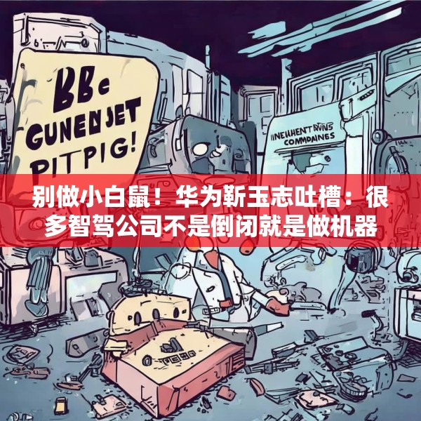 别做小白鼠！华为靳玉志吐槽：很多智驾公司不是倒闭就是做机器人去了