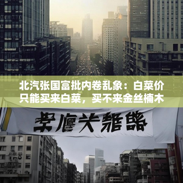 北汽张国富批内卷乱象：白菜价只能买来白菜，买不来金丝楠木