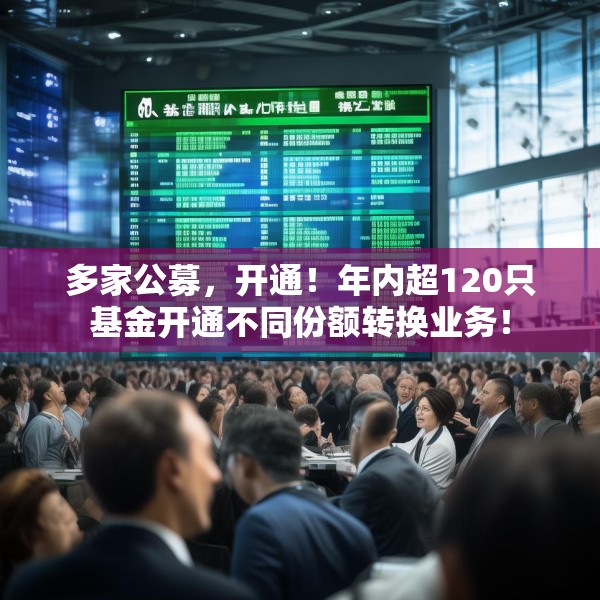 多家公募，开通！年内超120只基金开通不同份额转换业务！