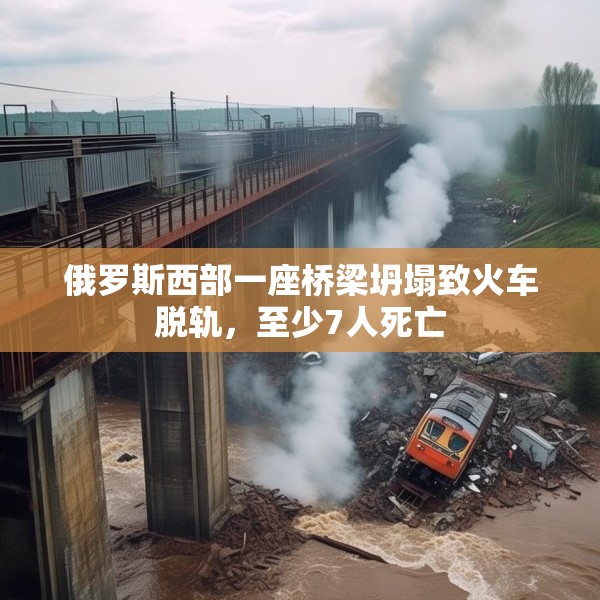 俄罗斯西部一座桥梁坍塌致火车脱轨，至少7人死亡