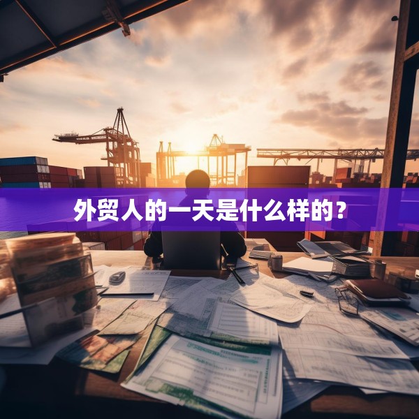 外贸人的一天是什么样的？