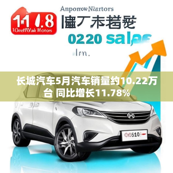 长城汽车5月汽车销量约10.22万台 同比增长11.78%