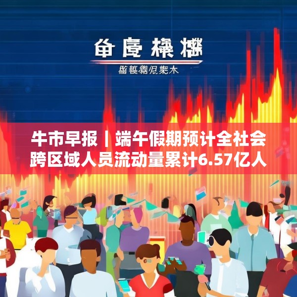 牛市早报｜端午假期预计全社会跨区域人员流动量累计6.57亿人次