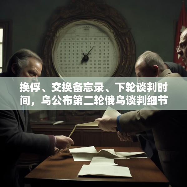 换俘、交换备忘录、下轮谈判时间，乌公布第二轮俄乌谈判细节