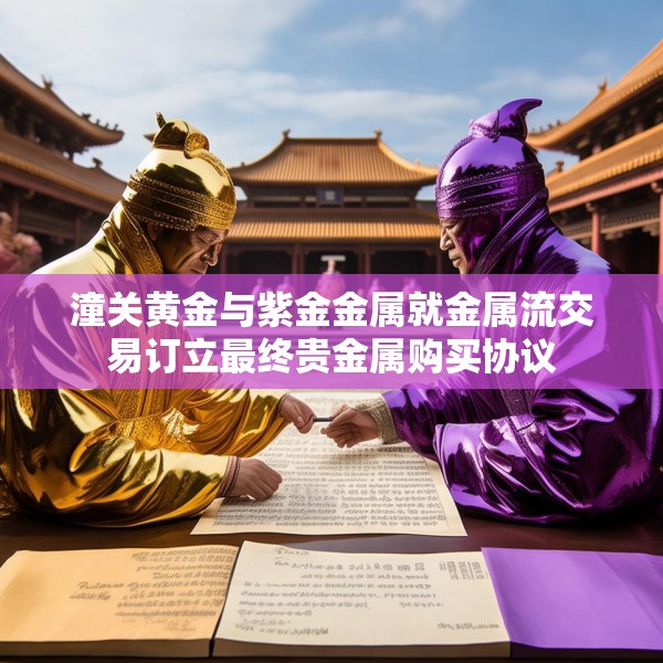 潼关黄金与紫金金属就金属流交易订立最终贵金属购买协议