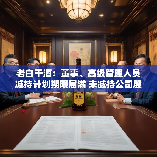 老白干酒：董事、高级管理人员减持计划期限届满 未减持公司股份