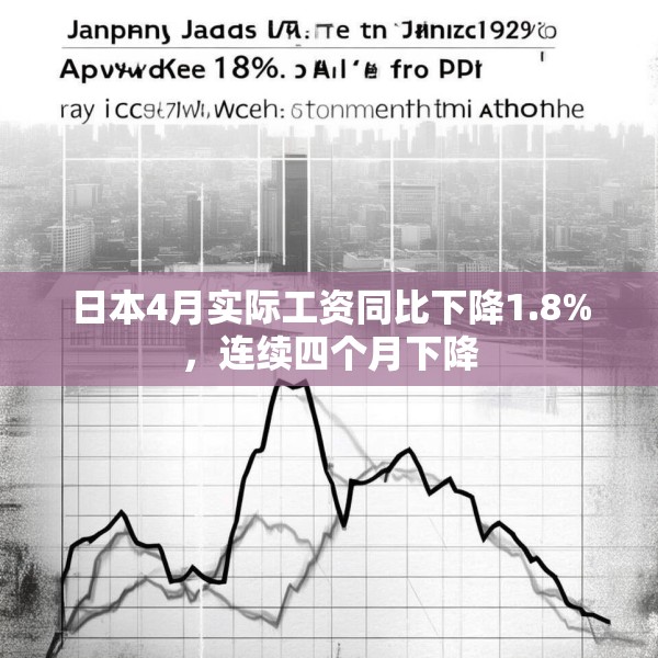 日本4月实际工资同比下降1.8%，连续四个月下降