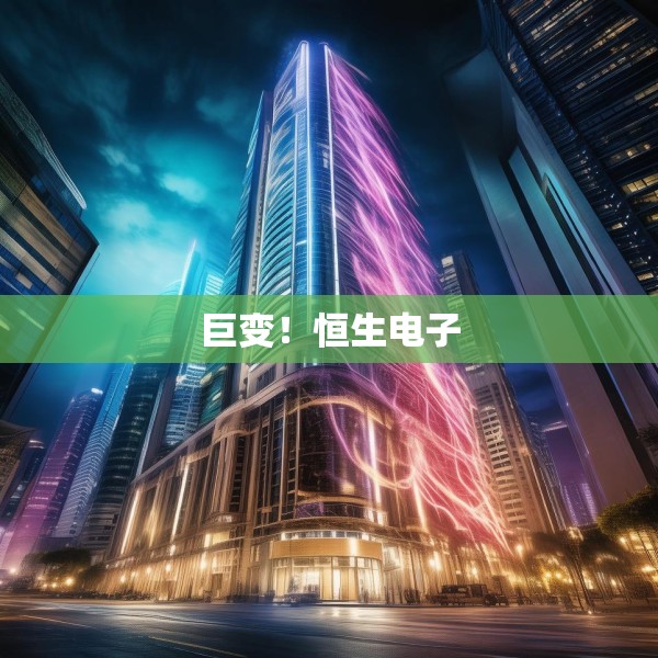 巨变！恒生电子