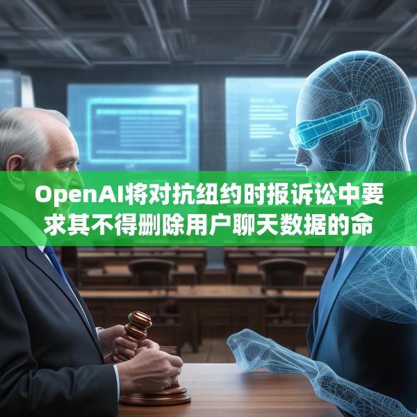 OpenAI将对抗纽约时报诉讼中要求其不得删除用户聊天数据的命令