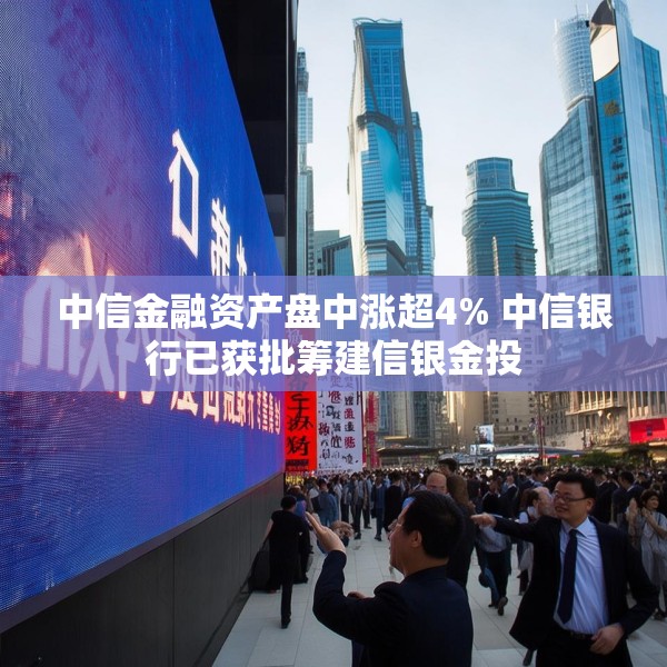 中信金融资产盘中涨超4% 中信银行已获批筹建信银金投