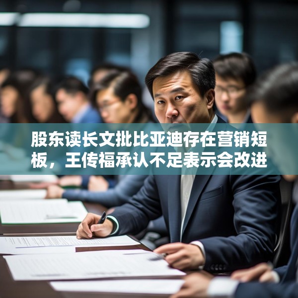 股东读长文批比亚迪存在营销短板，王传福承认不足表示会改进