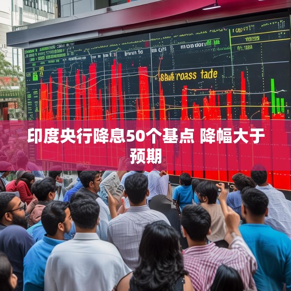 印度央行降息50个基点 降幅大于预期