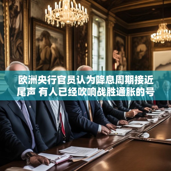 欧洲央行官员认为降息周期接近尾声 有人已经吹响战胜通胀的号角