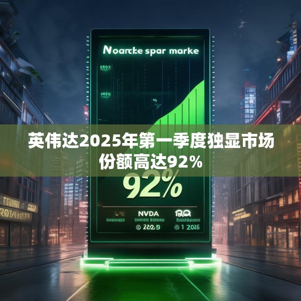 英伟达2025年第一季度独显市场份额高达92%