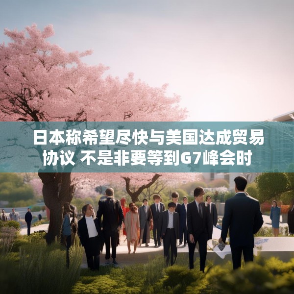 日本称希望尽快与美国达成贸易协议 不是非要等到G7峰会时