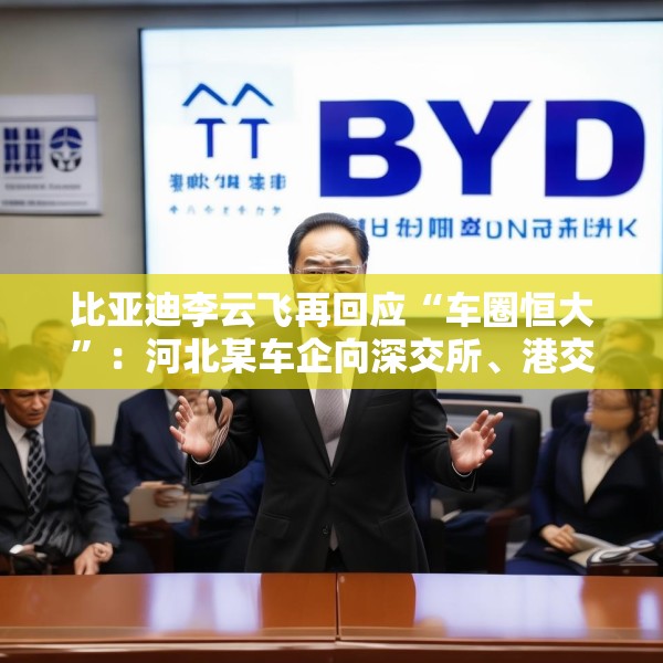 比亚迪李云飞再回应“车圈恒大”：河北某车企向深交所、港交所及监管机构恶意举报比亚迪