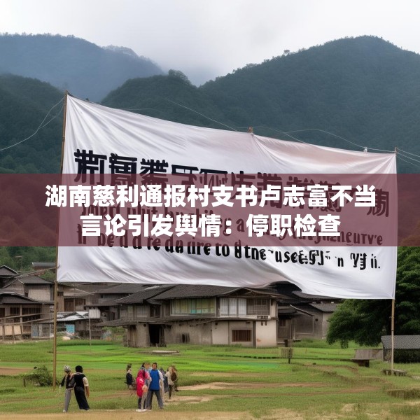 湖南慈利通报村支书卢志富不当言论引发舆情：停职检查