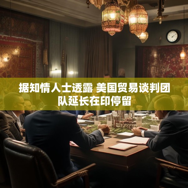 据知情人士透露 美国贸易谈判团队延长在印停留