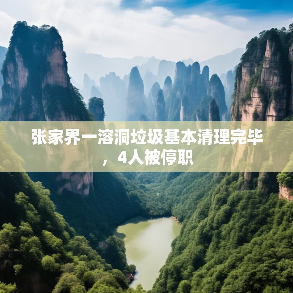 张家界一溶洞垃圾基本清理完毕，4人被停职