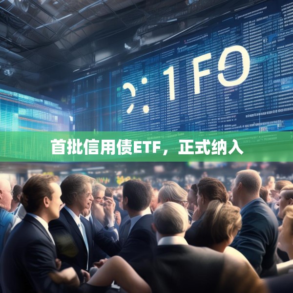 首批信用债ETF，正式纳入
