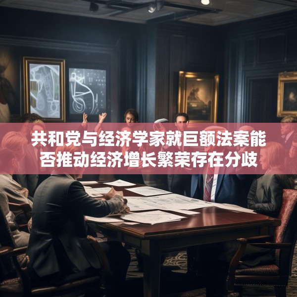 共和党与经济学家就巨额法案能否推动经济增长繁荣存在分歧