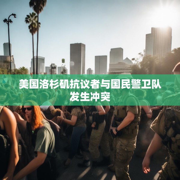 美国洛杉矶抗议者与国民警卫队发生冲突