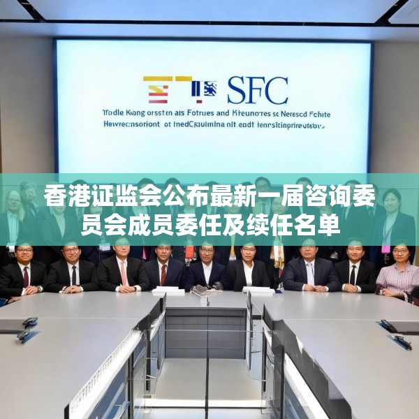 香港证监会公布最新一届咨询委员会成员委任及续任名单