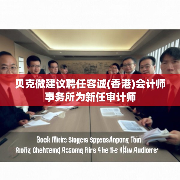 贝克微建议聘任容诚(香港)会计师事务所为新任审计师