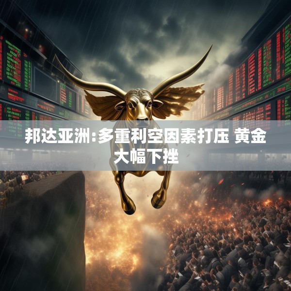 邦达亚洲:多重利空因素打压 黄金大幅下挫