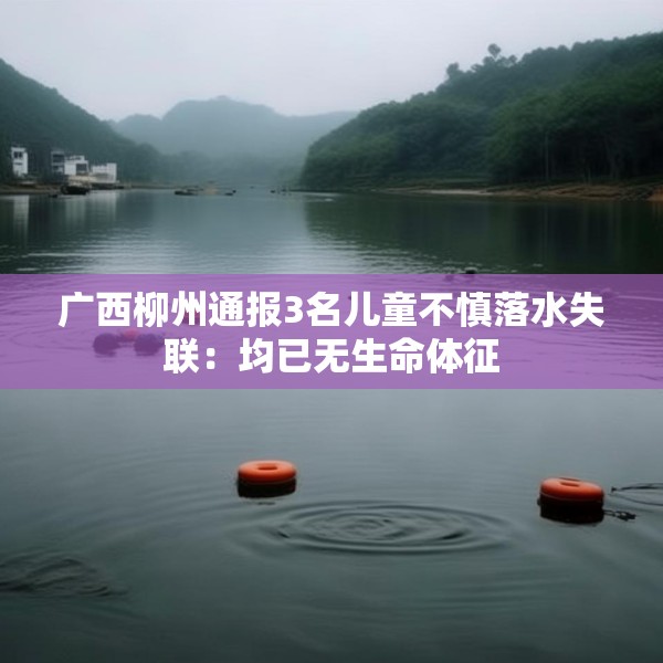 广西柳州通报3名儿童不慎落水失联：均已无生命体征