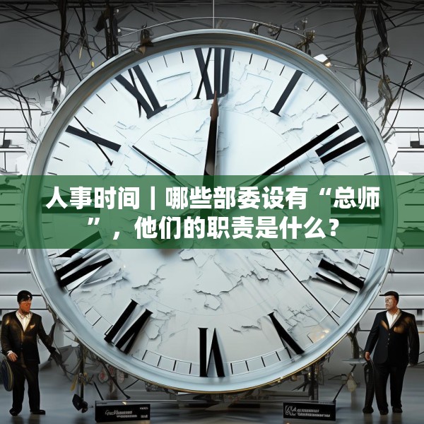 人事时间｜哪些部委设有“总师”，他们的职责是什么？