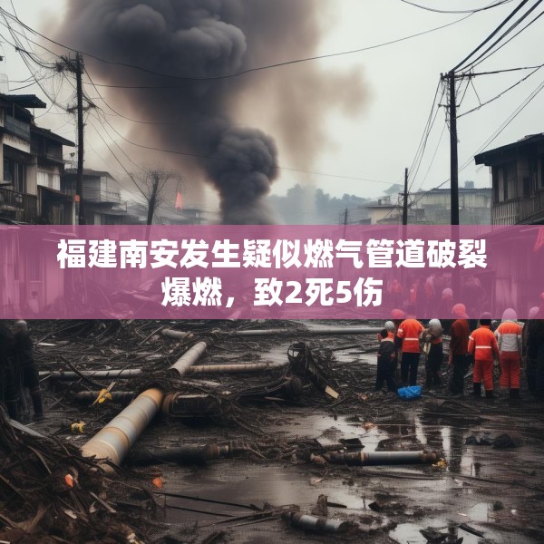 福建南安发生疑似燃气管道破裂爆燃，致2死5伤