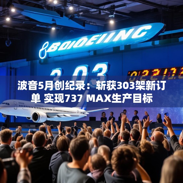 波音5月创纪录：斩获303架新订单 实现737 MAX生产目标