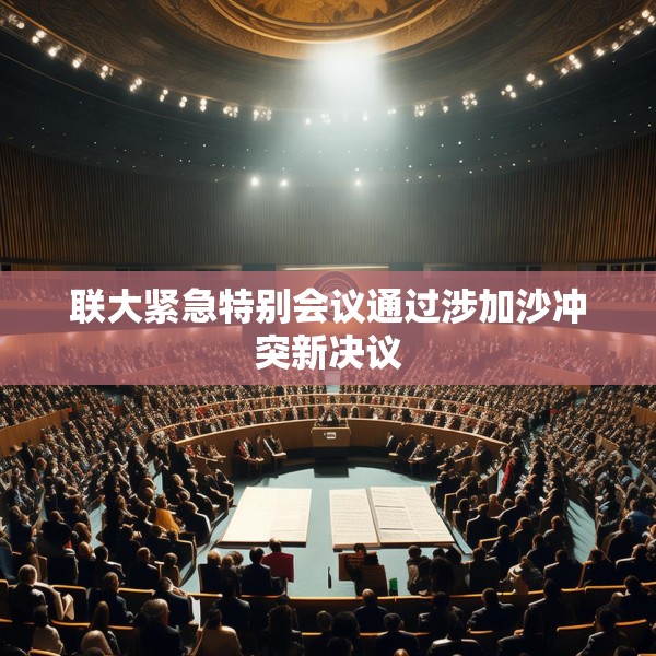 联大紧急特别会议通过涉加沙冲突新决议