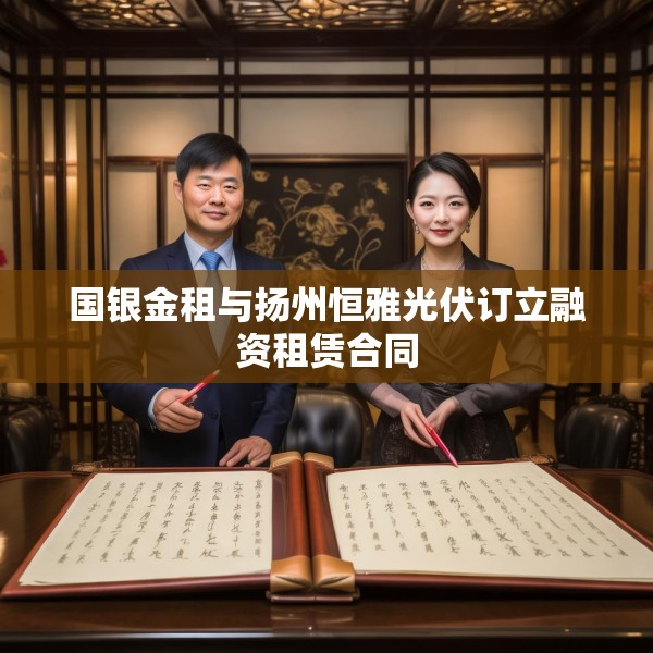 国银金租与扬州恒雅光伏订立融资租赁合同