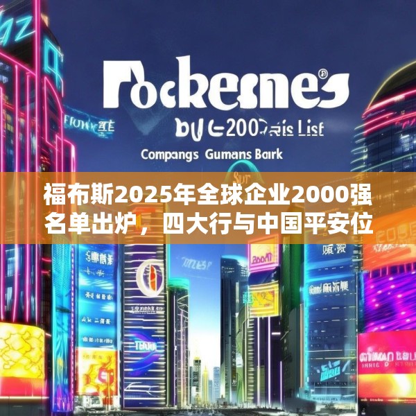 福布斯2025年全球企业2000强名单出炉，四大行与中国平安位列前五