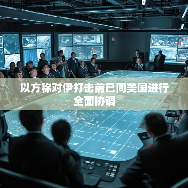 以方称对伊打击前已同美国进行全面协调