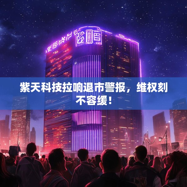 紫天科技拉响退市警报，维权刻不容缓！