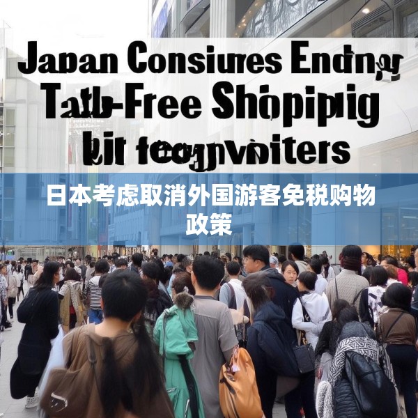 日本考虑取消外国游客免税购物政策