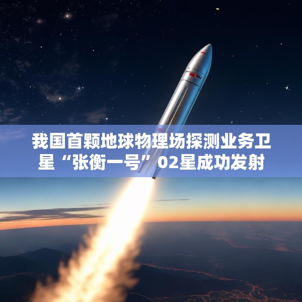 我国首颗地球物理场探测业务卫星“张衡一号”02星成功发射