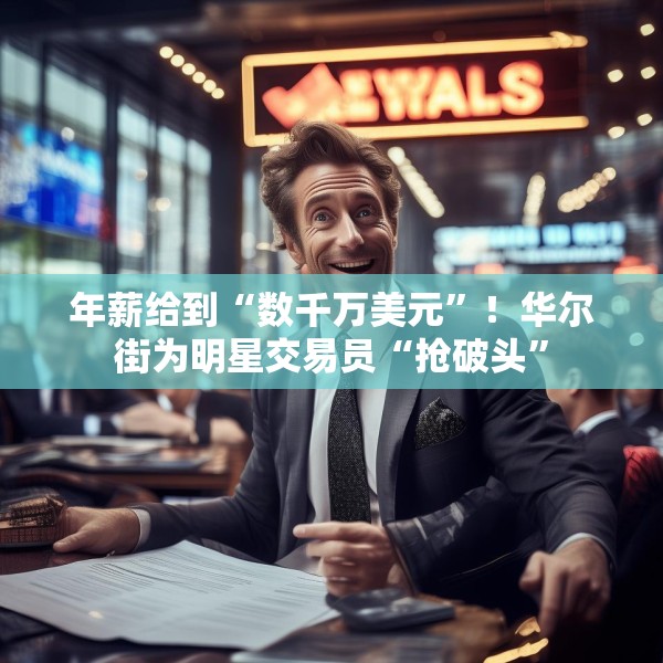 年薪给到“数千万美元”！华尔街为明星交易员“抢破头”