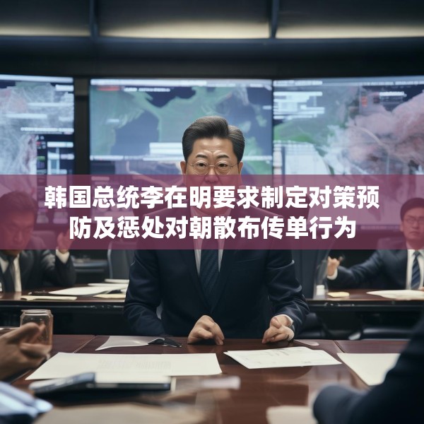韩国总统李在明要求制定对策预防及惩处对朝散布传单行为