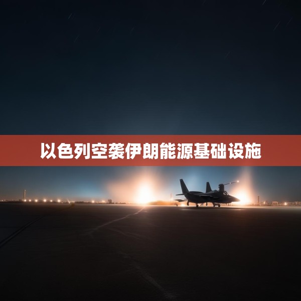 以色列空袭伊朗能源基础设施
