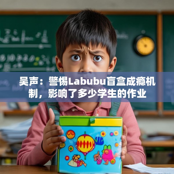 吴声：警惕Labubu盲盒成瘾机制，影响了多少学生的作业