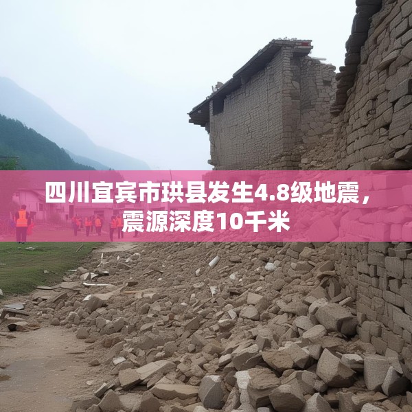 四川宜宾市珙县发生4.8级地震，震源深度10千米