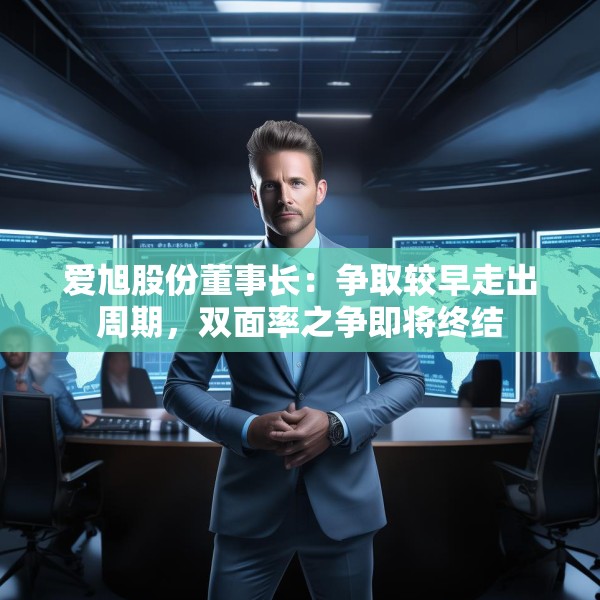 爱旭股份董事长：争取较早走出周期，双面率之争即将终结