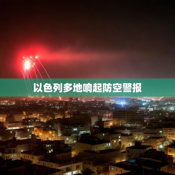 以色列多地响起防空警报